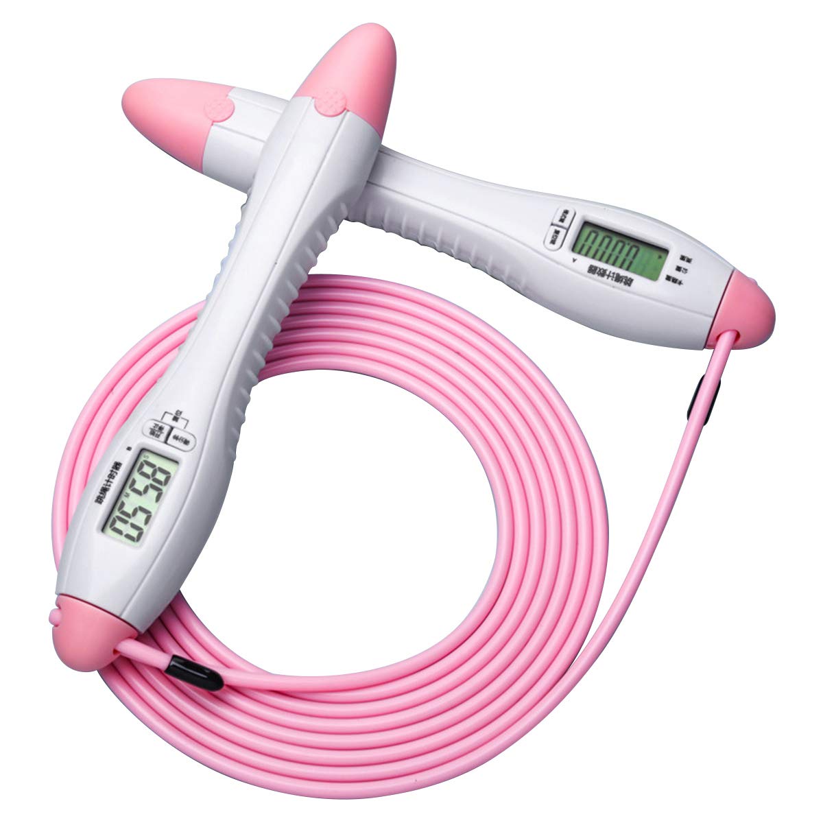 Oenbopo Digital Jump Rope with Counter - Adjustable Skipping Rope with Timer, Calorie & Miles Tracker - Perfect for Home Workouts, Gym Training & Weight Loss