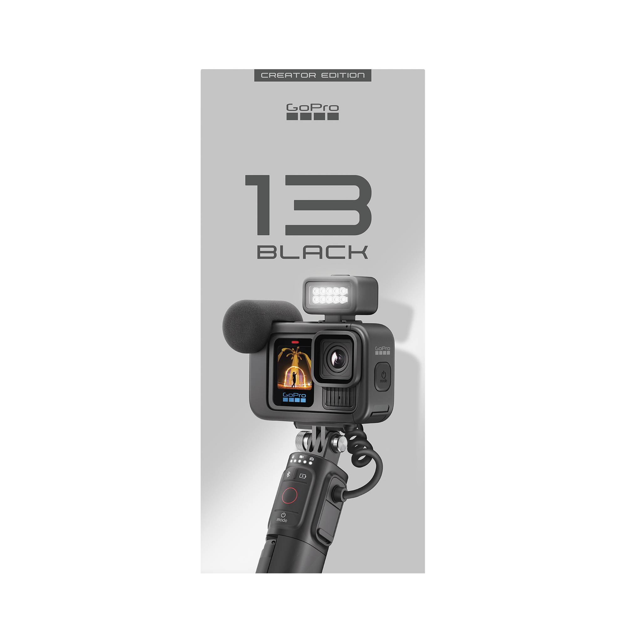 GoPro HERO13 Black Creator Edition - 4K Action Camera with Waterproof Design, HyperSmooth 5.0 Stabilization & 27MP Photos - Perfect for Vlogging, Travel Adventures, Sports Recording and Outdoor Activities