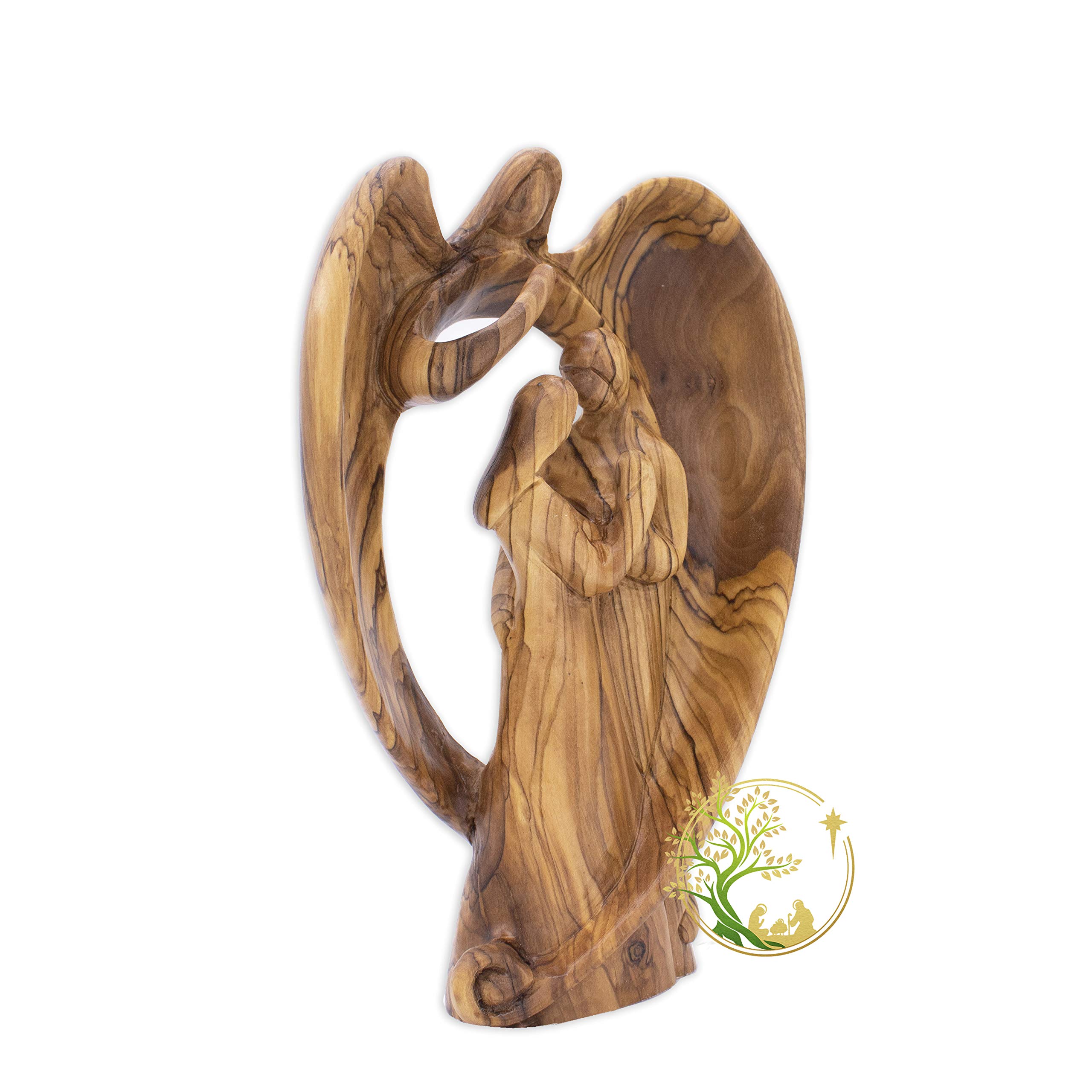 Wedding Couple Statue - Romantic Wooden Figurine for Engagement, Anniversary & Religious Gifts | Perfect Wedding Gift for Couples | Home Decor & Wedding Table Centerpiece