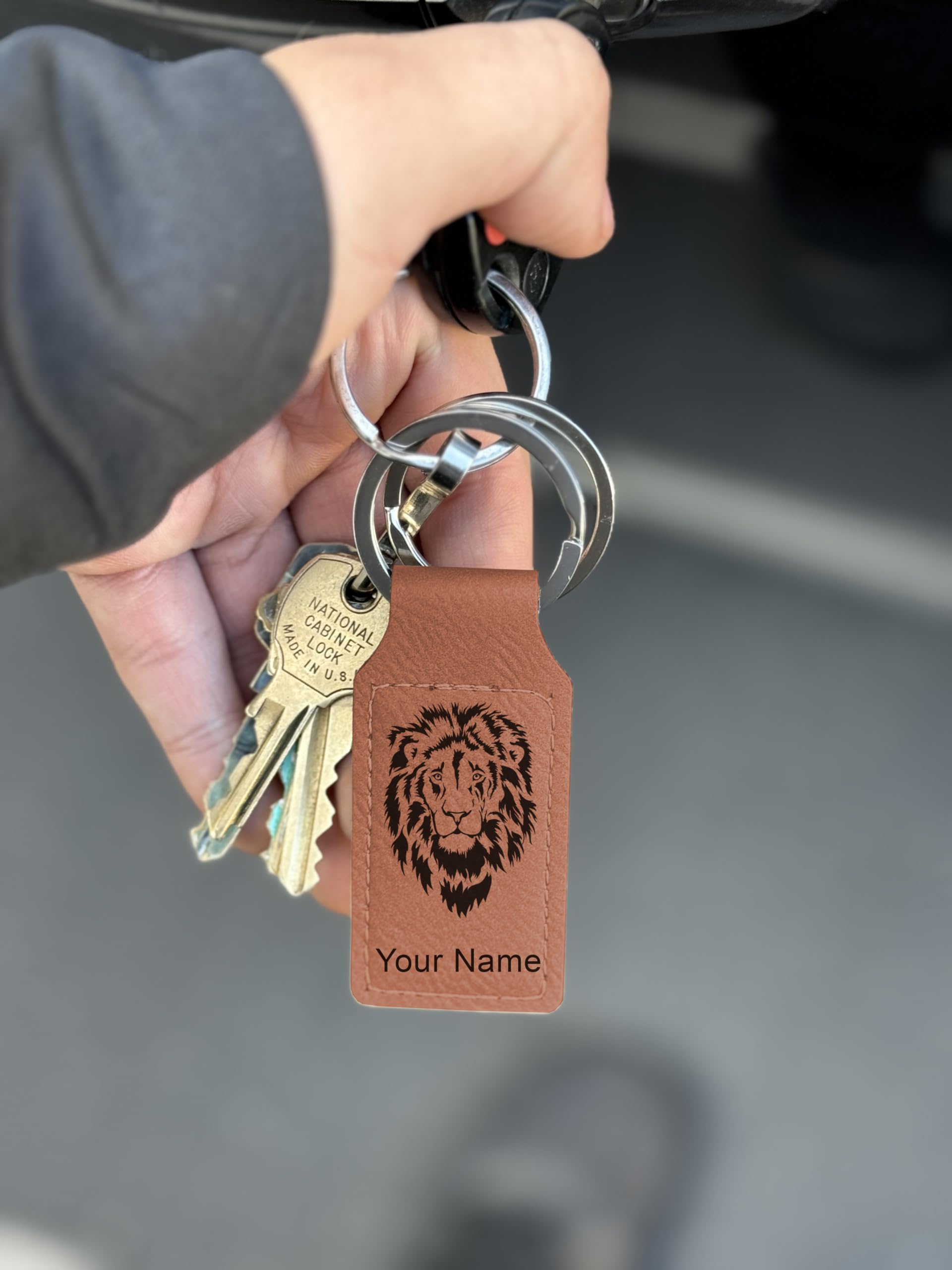 Custom Engraved Dachshund Dog LaserGram Rectangle Keychain - Perfect Gift for Pet Lovers & Personalized Accessories for Everyday Use