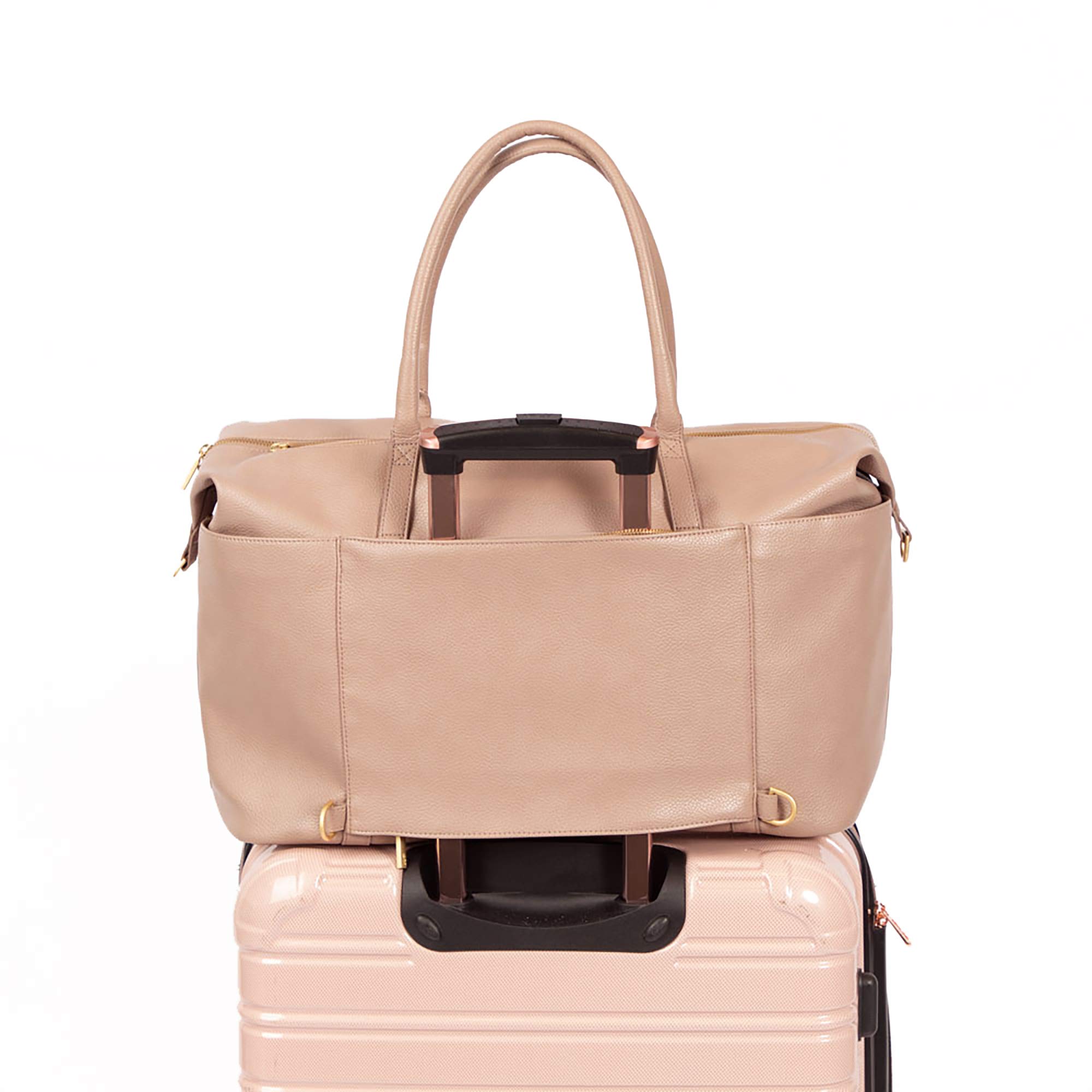 Freshly Picked Weekender Travel Tote Bag - Stylish & Spacious Carryall for Weekend Getaways, Gym, Beach & Overnight Trips | Perfect Women's Travel Accessory