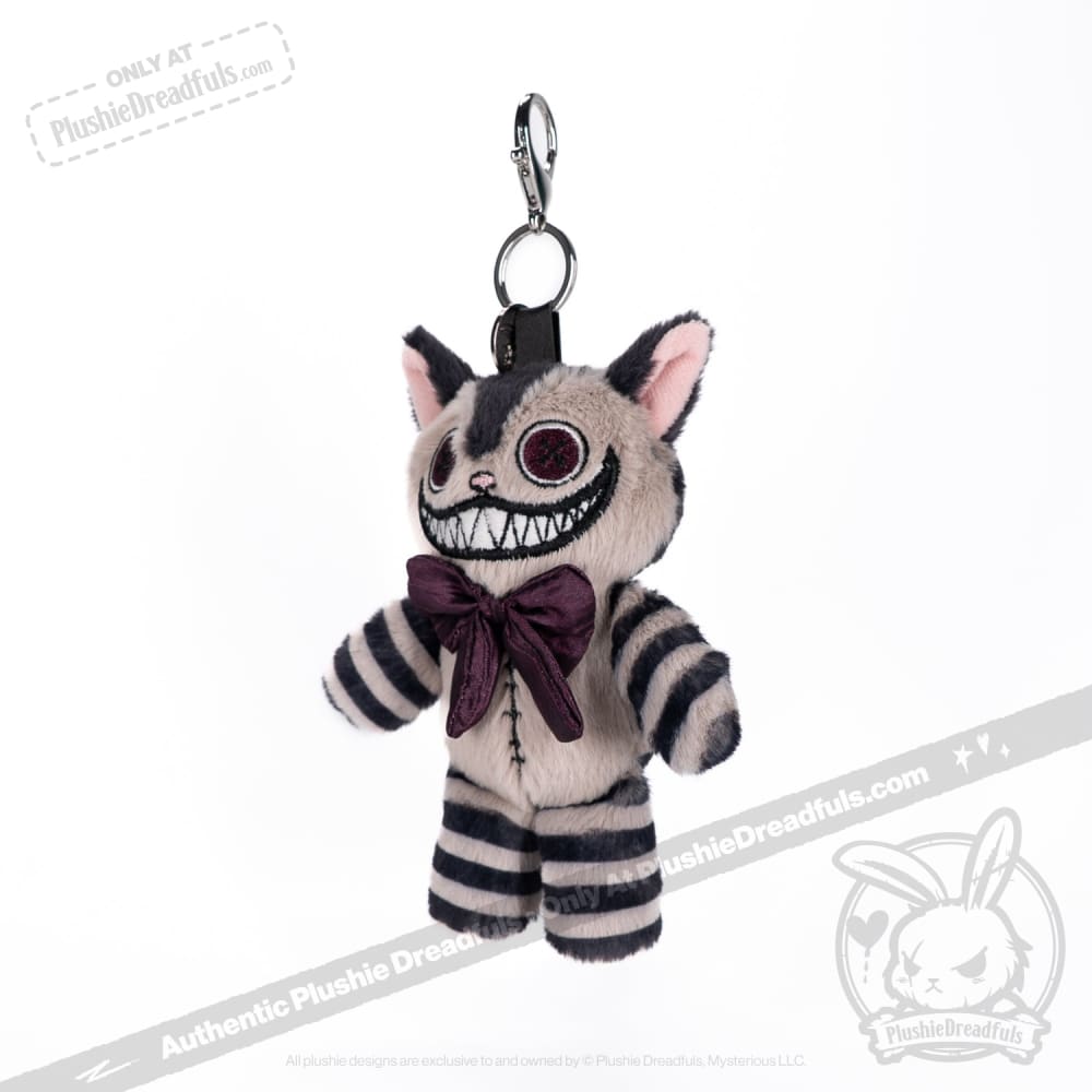 Victorian McGee's Alice in Wonderland Cheshire Cat Plush Keychain - Cute Collectible Accessory for Disney Fans, Gifts & Backpack Decor