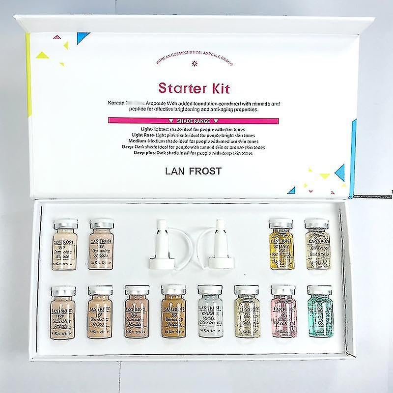 R A Products Starter Kit - 6 Whitening Serums & 6 Brightening Creams for Glowing Skin | Complete Skincare Set with Foundation | Perfect for Daily Routine & Special Occasions