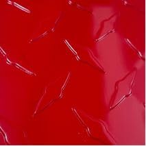 Aluminum Diamond Plate - Red