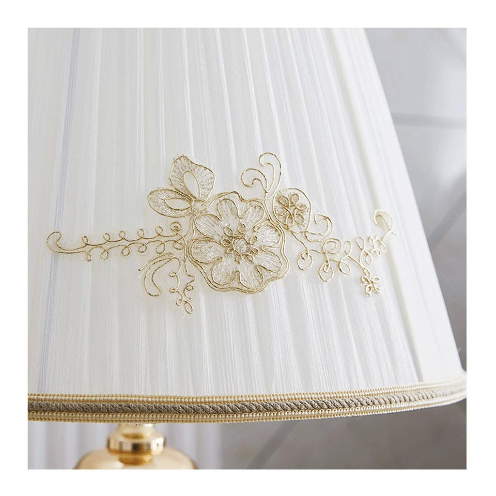 Elegant White Ceramic LED Desk Lamp - 360° Adjustable Multifunctional Table Light for Bedroom, Living Room, Office & Cafe Decor