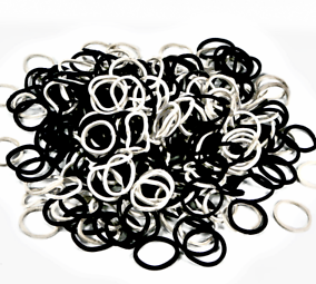 PINCCAT #P189 Assorted Elastic Rubber Bands 160 Pcs - Multi-Size Rubber Hair Bands for Braiding, Office, Crafts & DIY Projects
