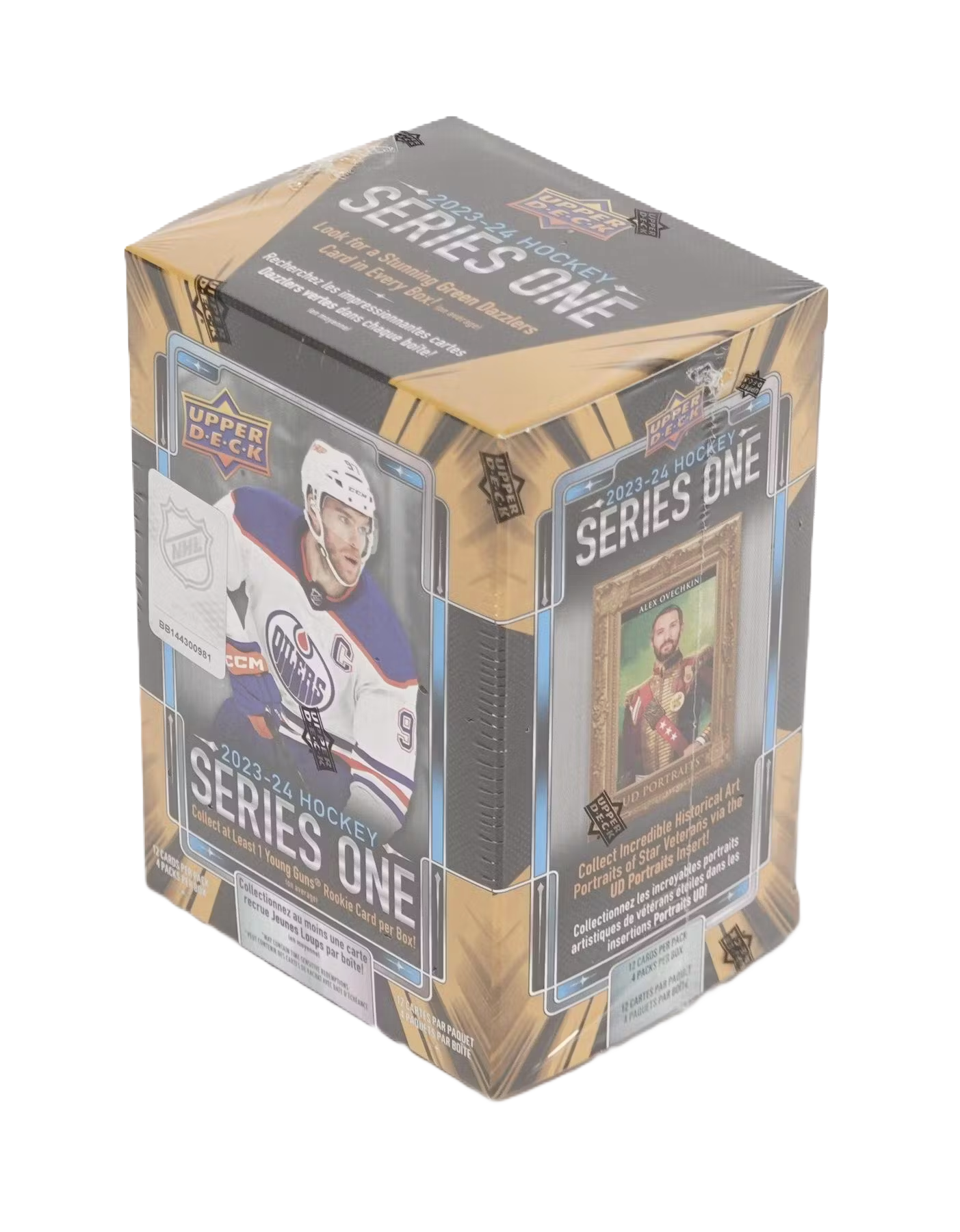 2023-24 Upper Deck Series 1 Hockey Blaster Box - NHL Trading Cards Collection for Collectors & Fans - Perfect for Gifts, Game Nights & Sports Memorabilia Display