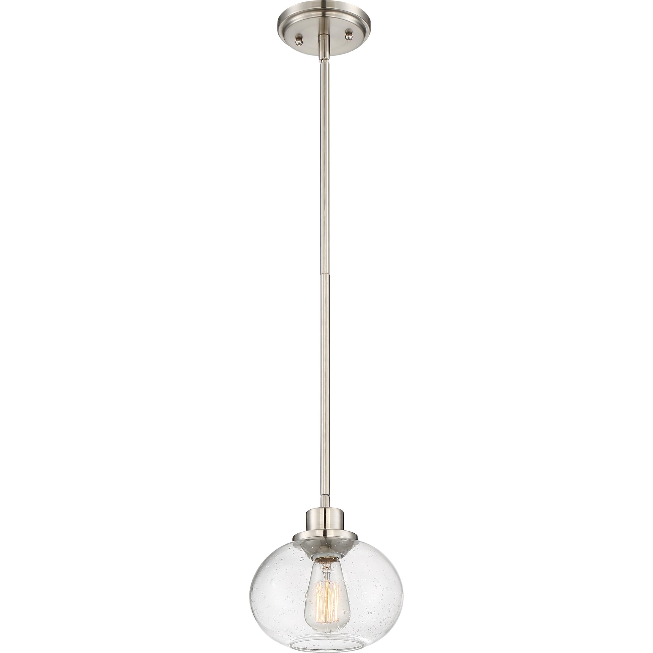 1 Light Small Mini Pendant - Transitional Style Ceiling Light Fixture 71-Bel-2242945 | Perfect for Kitchen Island, Dining Room & Bedroom Lighting