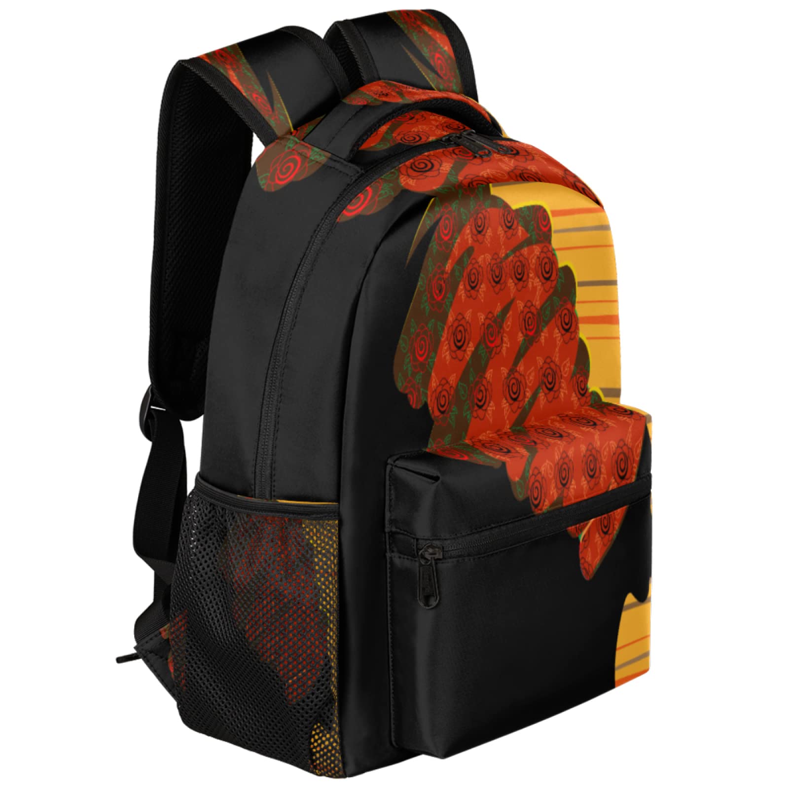 African Tribal Backpack - Waterproof Laptop Rucksack for Men & Women | Work & Travel