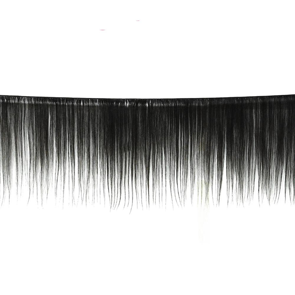 Premium Virgin Human Hair Bundle Deals - Straight & Natural Black Hair Extensions for Styling & Volume | Perfect for Weaves, Wigs & Everyday Hairstyles