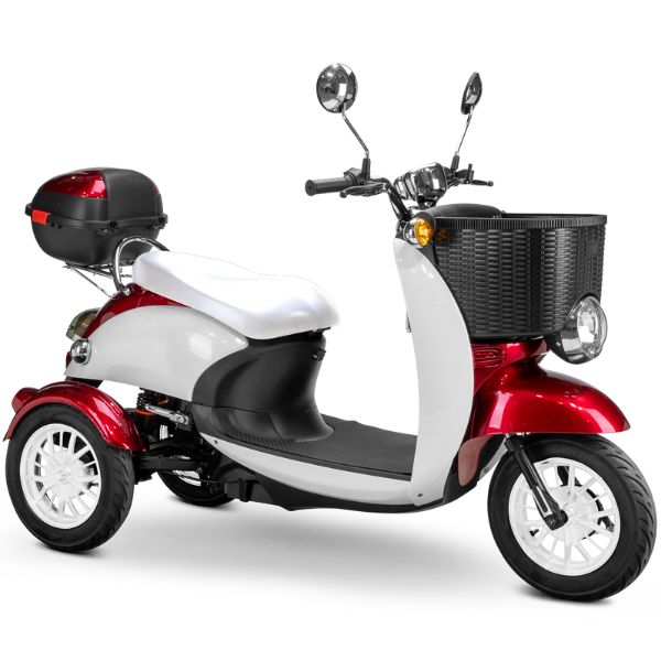 Premium Supreme 3-Wheel Mobility Scooter for Adults - Lightweight Electric Scooter with Long Battery Life - Ideal for Shopping, Travel & Outdoor Activities