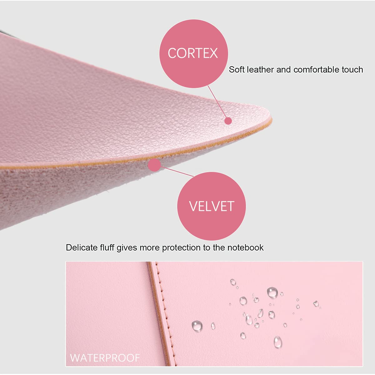 Strawberry Laptop Sleeve 13 Inch - Pink Faux Leather Protective Case for MacBook Air 13 & MacBook Pro 13 | Cute Computer Cover for Women & Girls | Perfect for School, Office & Travel Accessories