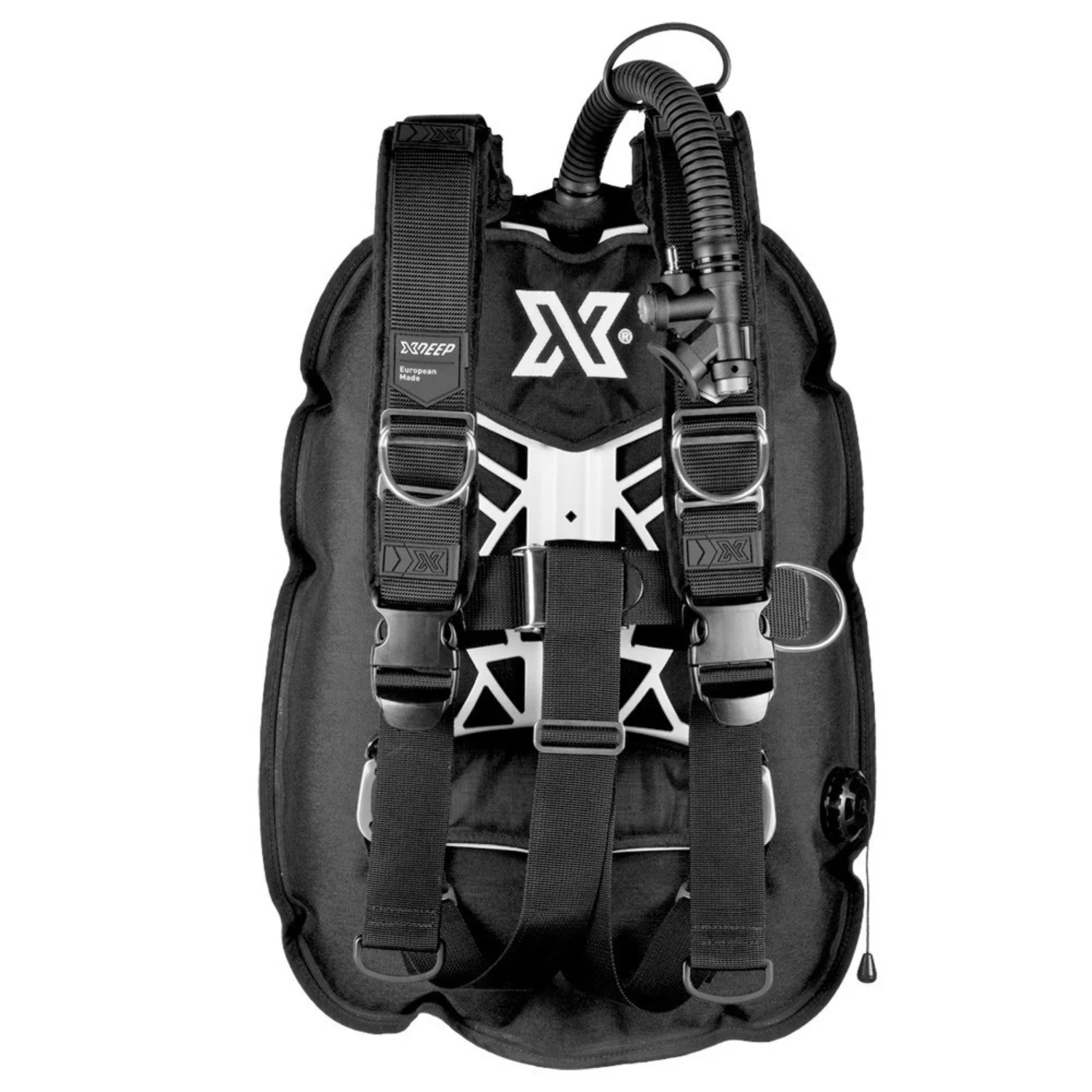 XDeep NX Ghost Deluxe Full Setup Wing System - Premium Scuba Diving BCD for Advanced Divers - Perfect for Deep Diving, Cave Exploration & Technical Diving Adventures