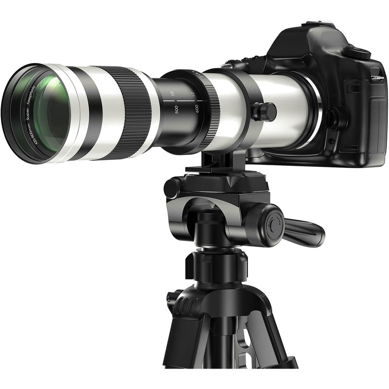Lightdow 420-800mm f/8.3 Telephoto Zoom Lens for Canon EF/EF-S/RF Mount - Professional Wildlife & Sports Photography, Bird Watching, Travel & Outdoor Adventures