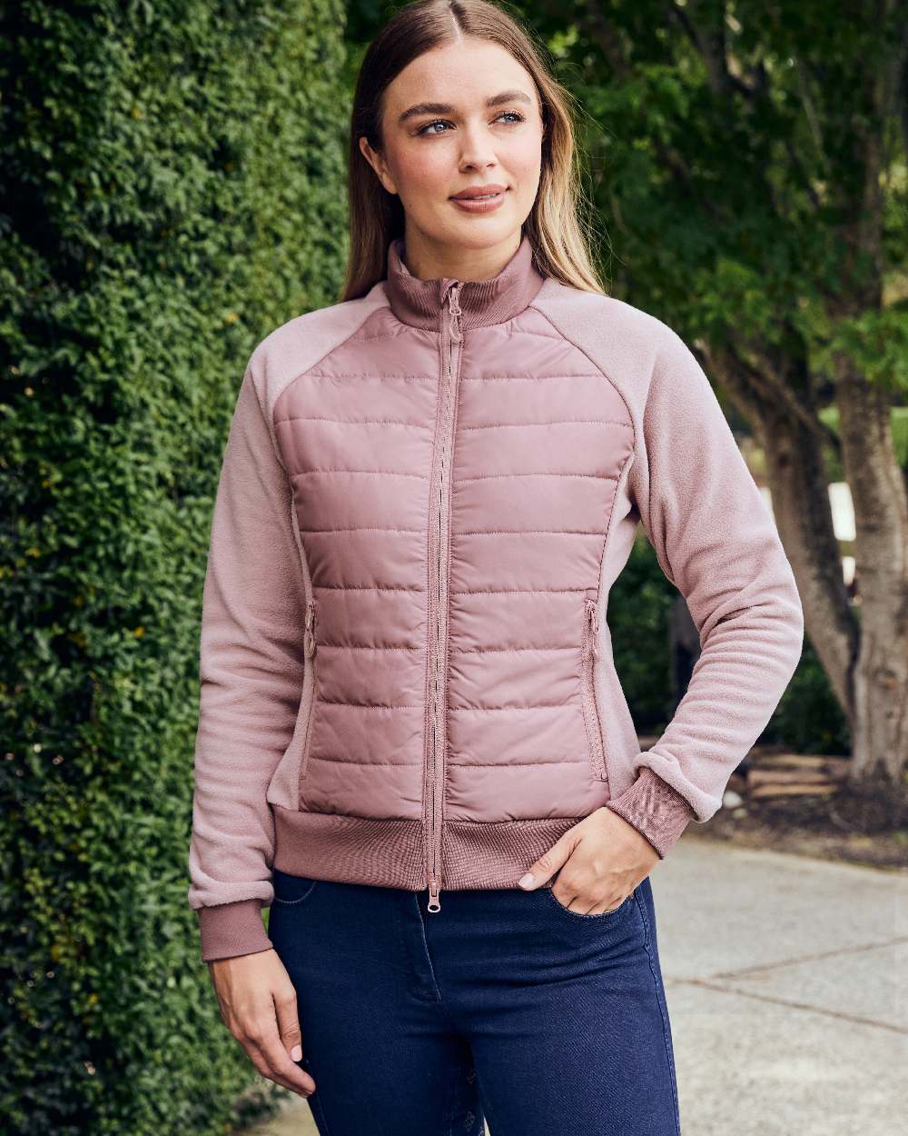 Dublin Women's Insulated Hybrid Jacket - Waterproof Windproof Winter Coat for Outdoor Hiking & Travel