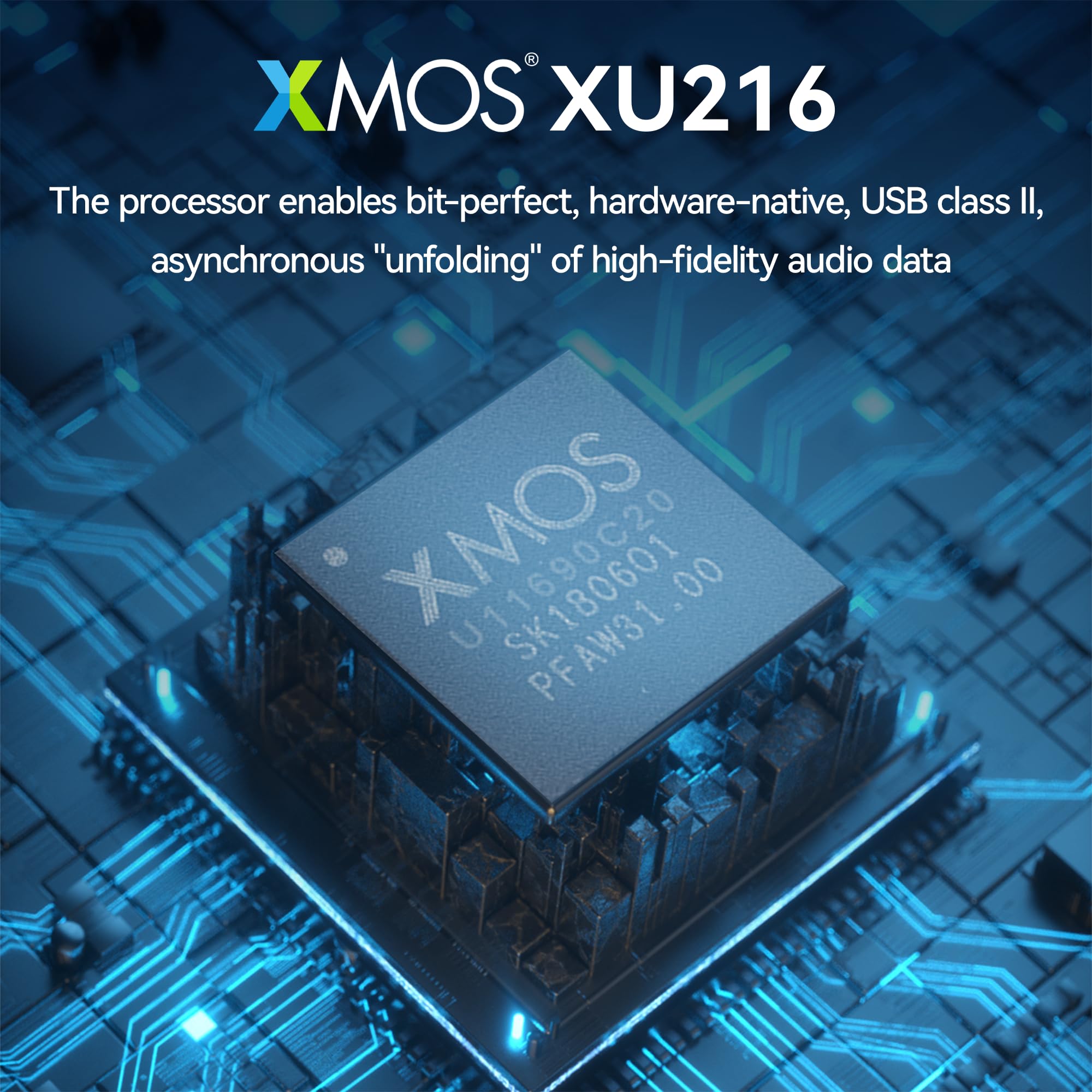 Khadas Tone2 Pro USB DAC Amp - High Resolution Desktop Digital Analog Converter & Headphone Amplifier with USB-C/I2S Inputs, 3.5mm/4.4mm/RCA Outputs - MQA Decoder for Audiophiles & Home Studio Use