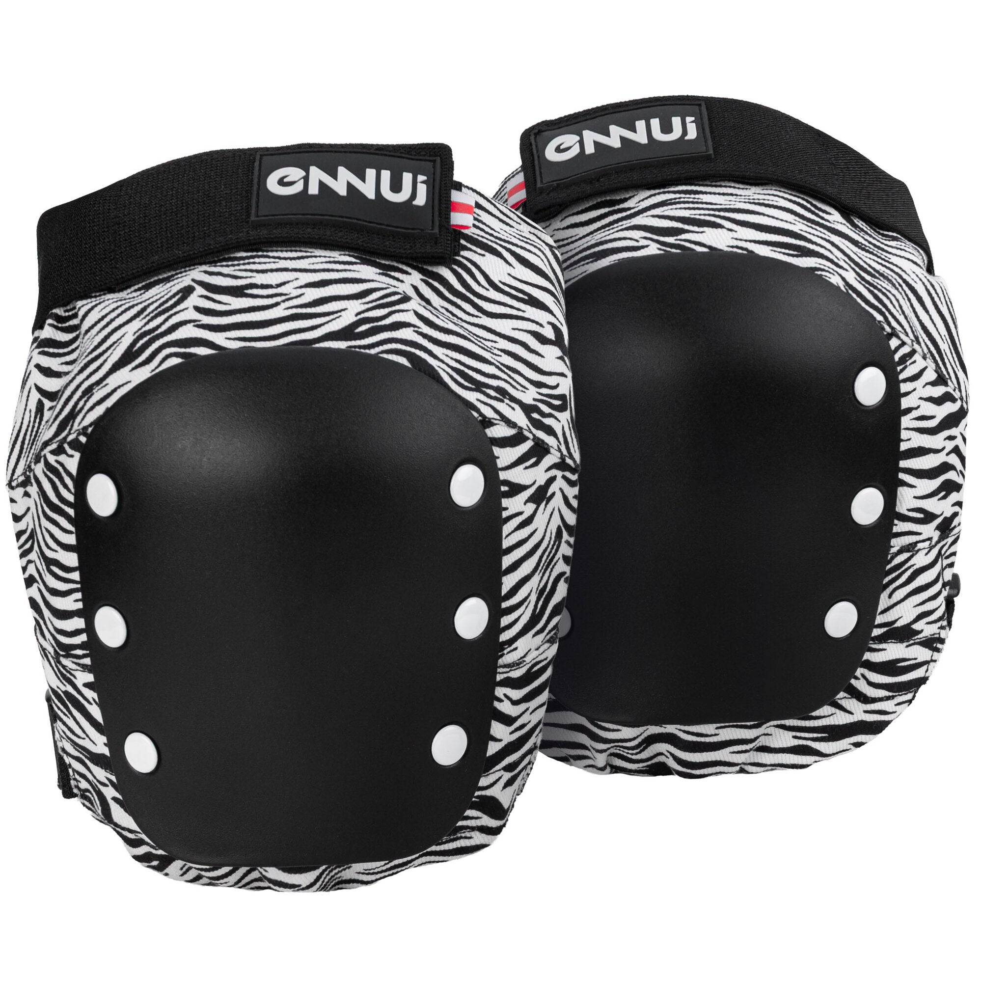 Aly Knee Pads for Work - Zebra Print Protective Gear for Construction, Gardening, and Sports - Comfortable & Durable Knee Support for Adults