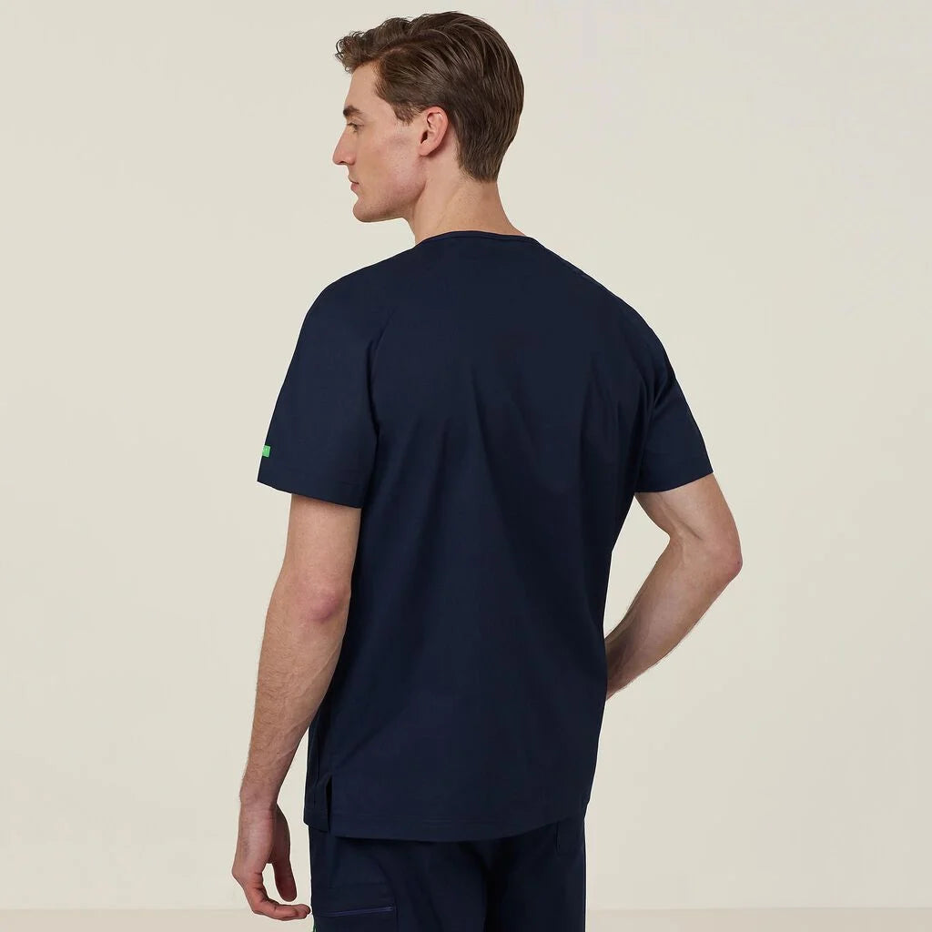 Next Generation Antibacterial Active Carl Scrub Top - Breathable Medical Uniform for Doctors & Nurses - Perfect for Hospitals, Clinics & Healthcare Professionals