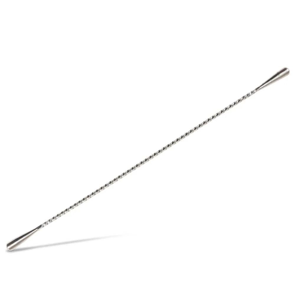 Cocktail Kingdom De Soto Double Teardrop Stainless Steel Stirrer 33.5 cm - Professional Bar Mixing Tool for Cocktails, Martinis & Stirred Drinks - Perfect for Home Bars & Bartenders