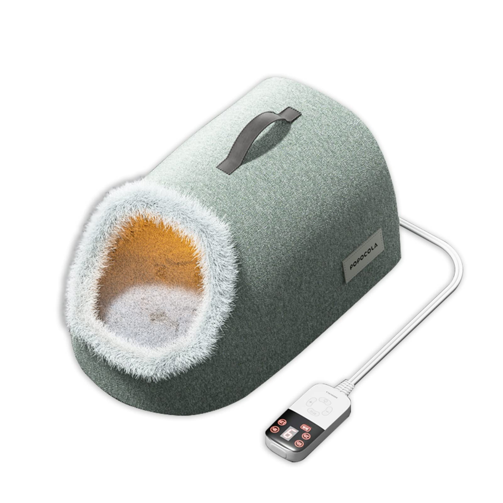 Heated Cat House with Anti-Scratch Design - 9-Level Adjustable Temperature Pet Heating Pad & Whelping Box - Self-Warming Cat Bed for Indoor/Outdoor Use - Perfect for Winter, Kittens & Senior Cats