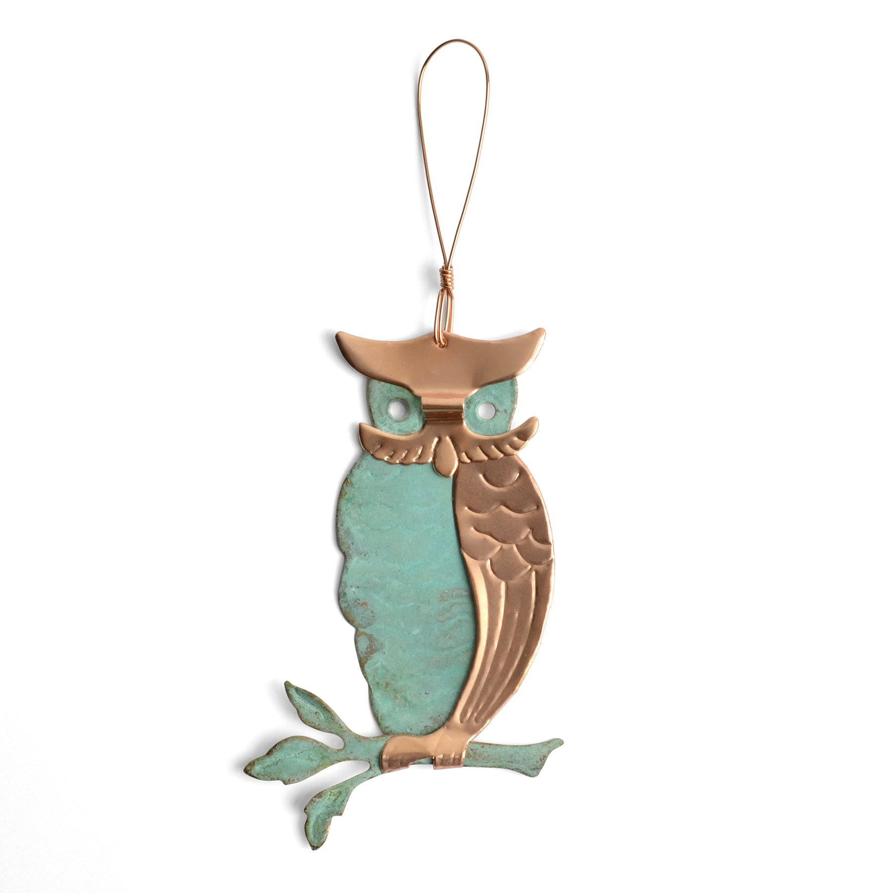 Handmade Owl Copper Ornament - Elegant Home Decor for Living Room, Bedroom & Office - Perfect Gift for Housewarming, Birthday & Holidays