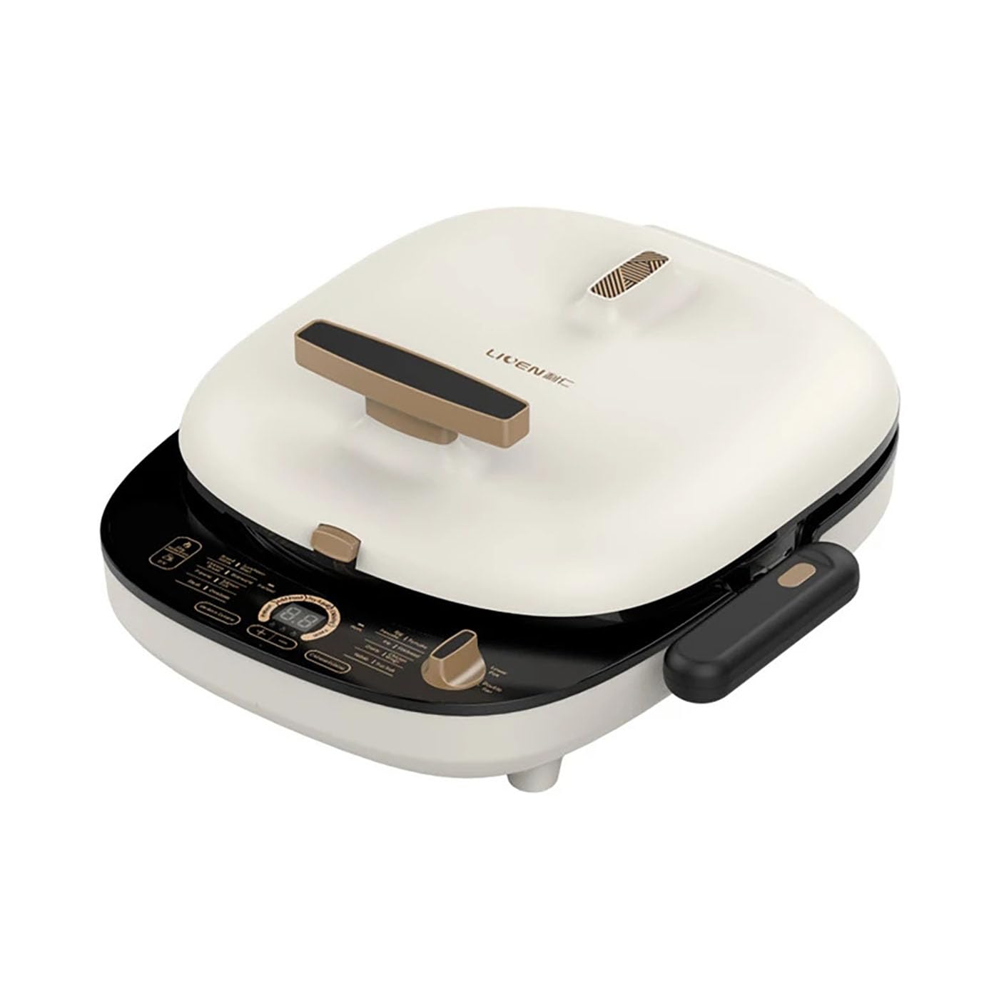 LIVEN Electric Baking Pan LR-D3027S - 1500W Removable Non-Stick Electric Griddle for BBQ, Baking, Steak & Pancakes | Perfect for Breakfast, Camping & Family Cooking
