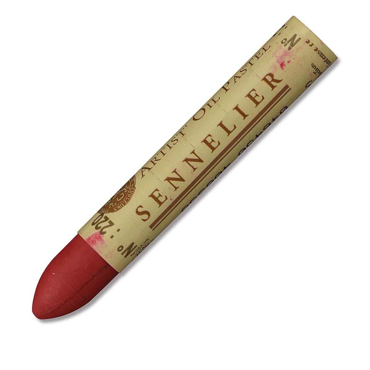 Sennelier Artist Oil Pastels - Permanent Intense Red (Set of 12) | Professional Soft Oil Crayons for Drawing, Sketching & Painting | Perfect for Artists, Students & DIY Craft Projects