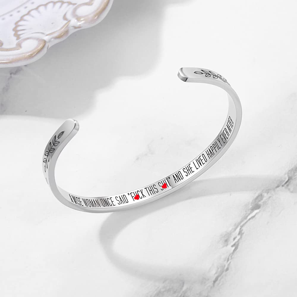Personalized Cuff Bracelets for Women & Teen Girls - Best Friend, Sister, Mom, Daughter, Granddaughter, Cousin - Custom Birthday, Mother's Day, Christmas, Easter Jewelry Gifts - Perfect for Everyday Wear, Special Occasions & Gift-Giving