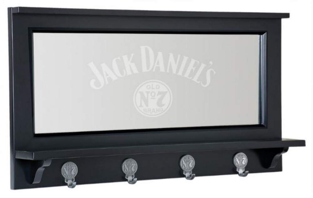 Jack Daniel's Old No.7 Whiskey Bar Mirror with 4 Hooks - 28
