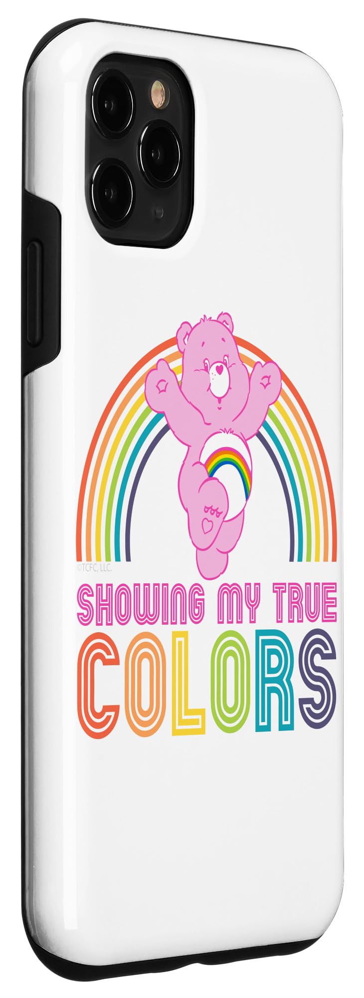 iPhone 11 Pro Max Care Bears 'Showing My True Colors' Protective Phone Case - Cute & Durable Cover for Everyday Use, Travel & Gift Giving