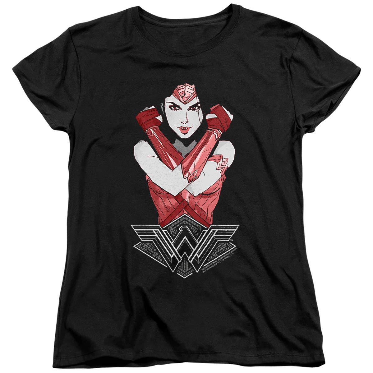 Wonder Woman Movie Amazon Women's T-Shirt - Superhero Graphic Tee for Fans & Cosplay - Perfect for Comic Con, Halloween & DC Merch Collectors