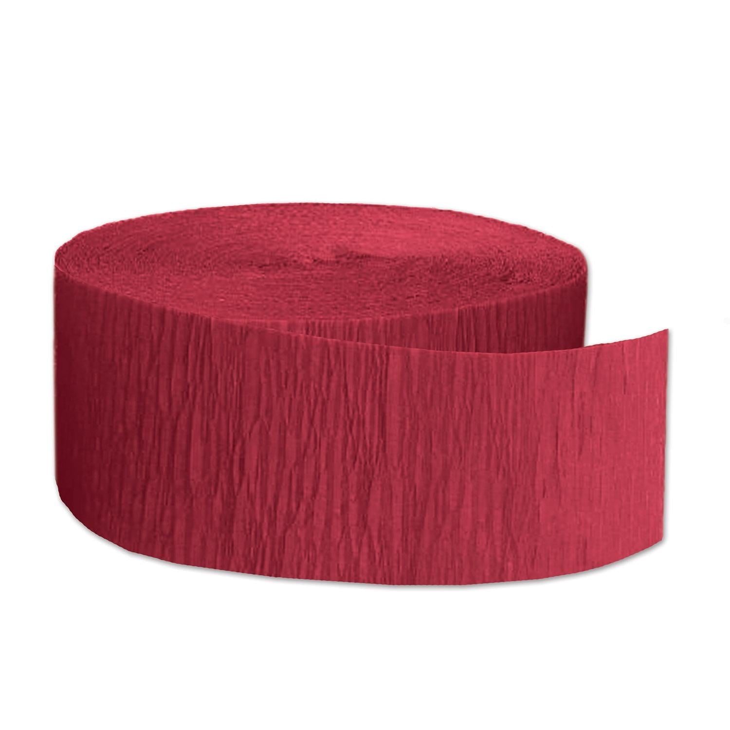 12 Pack Beistle FR Party Festive Crepe Streamers - Red Decorative Party Supplies for Birthday, Wedding & Holiday Decorations
