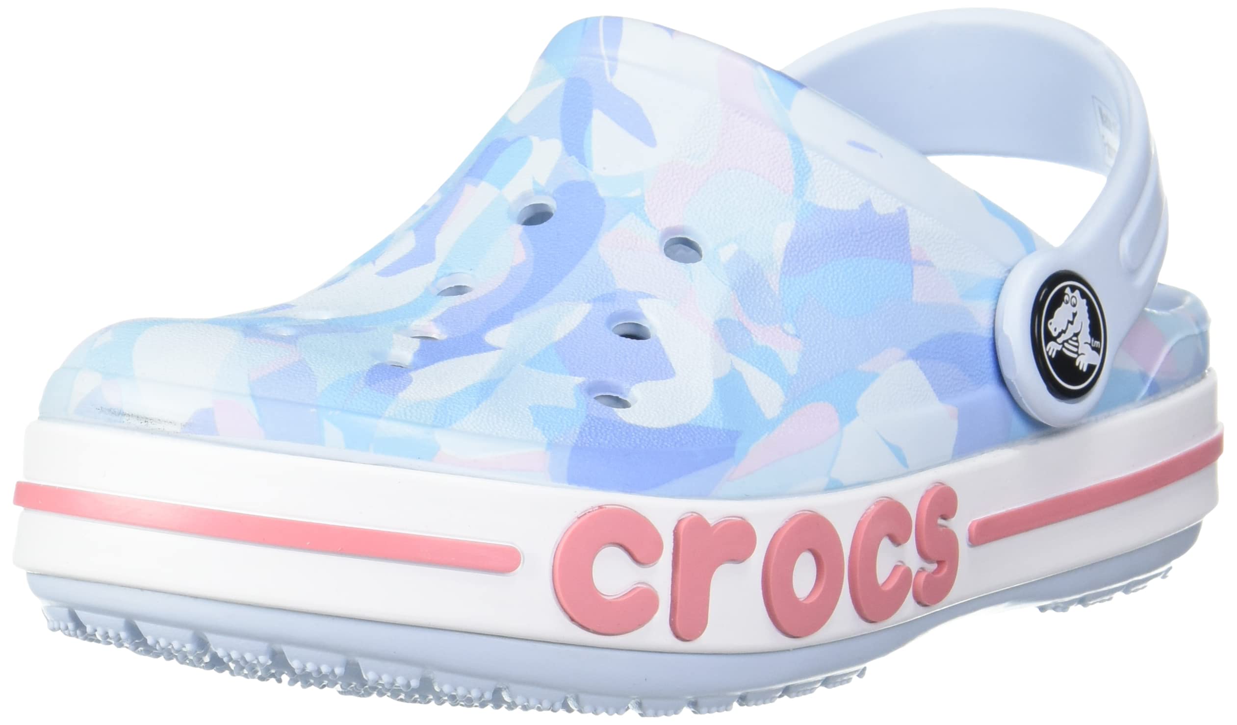 Crocs Unisex-Child Bayaband Bubble Camo Clog (Little Kid) - Comfortable Kids Water Shoes for Beach, Pool & Outdoor Play | Lightweight & Easy-Clean Sandals