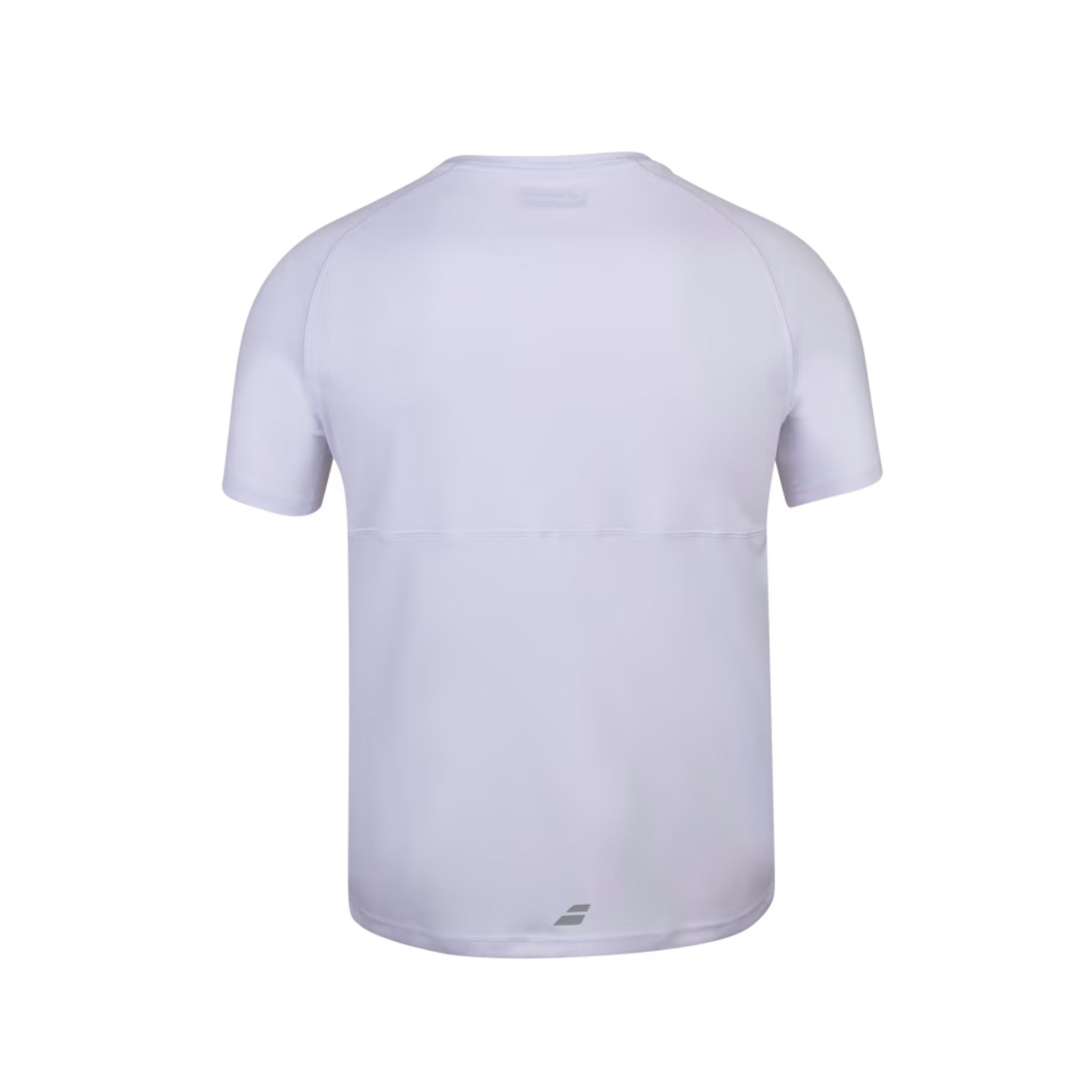 Babolat Boys' Play Crew Neck T-Shirt - White | Comfortable Cotton Tennis Shirt for Kids | Perfect for Practice, Matches & Casual Wear