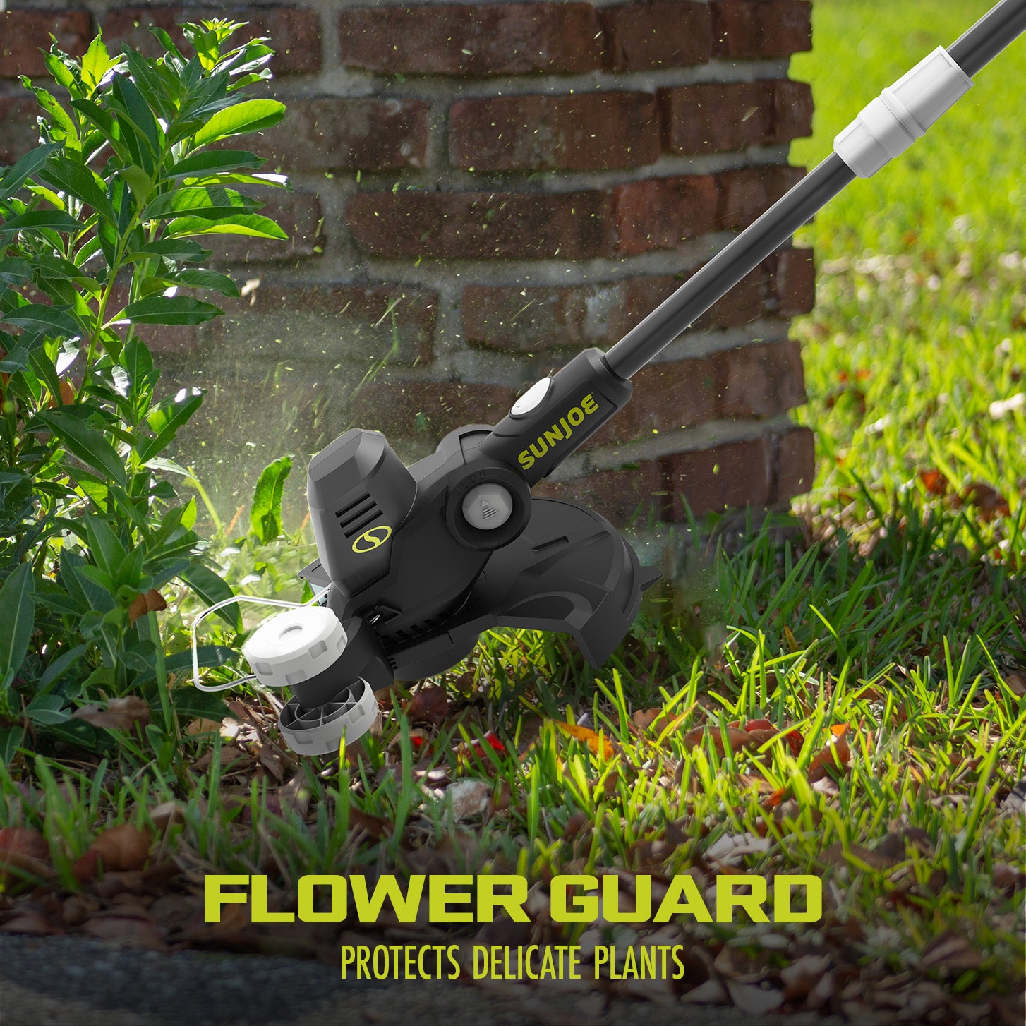 Sun Joe 24V ST14 Cordless String Trimmer Kit with 4.0Ah Battery & Charger - 12 Inch Multi-Angle Head Lawn Edger | Perfect for Yard Maintenance, Lawn Trimming, and Garden Care