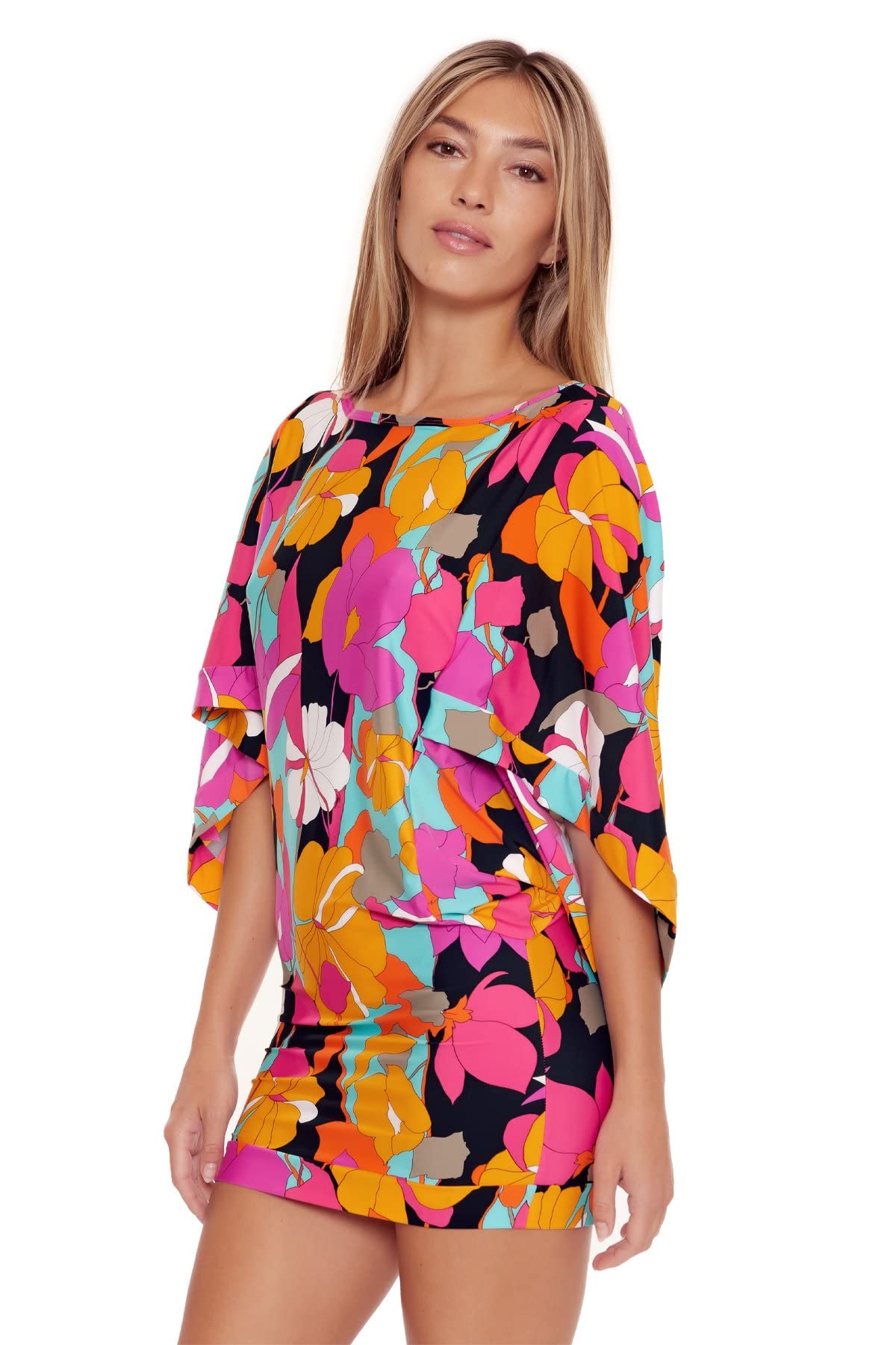 Trina Turk Women's Gemini Swim Tunic Cover Up - Stylish Beach Cover-Up for Pool, Vacation & Summer Outfits