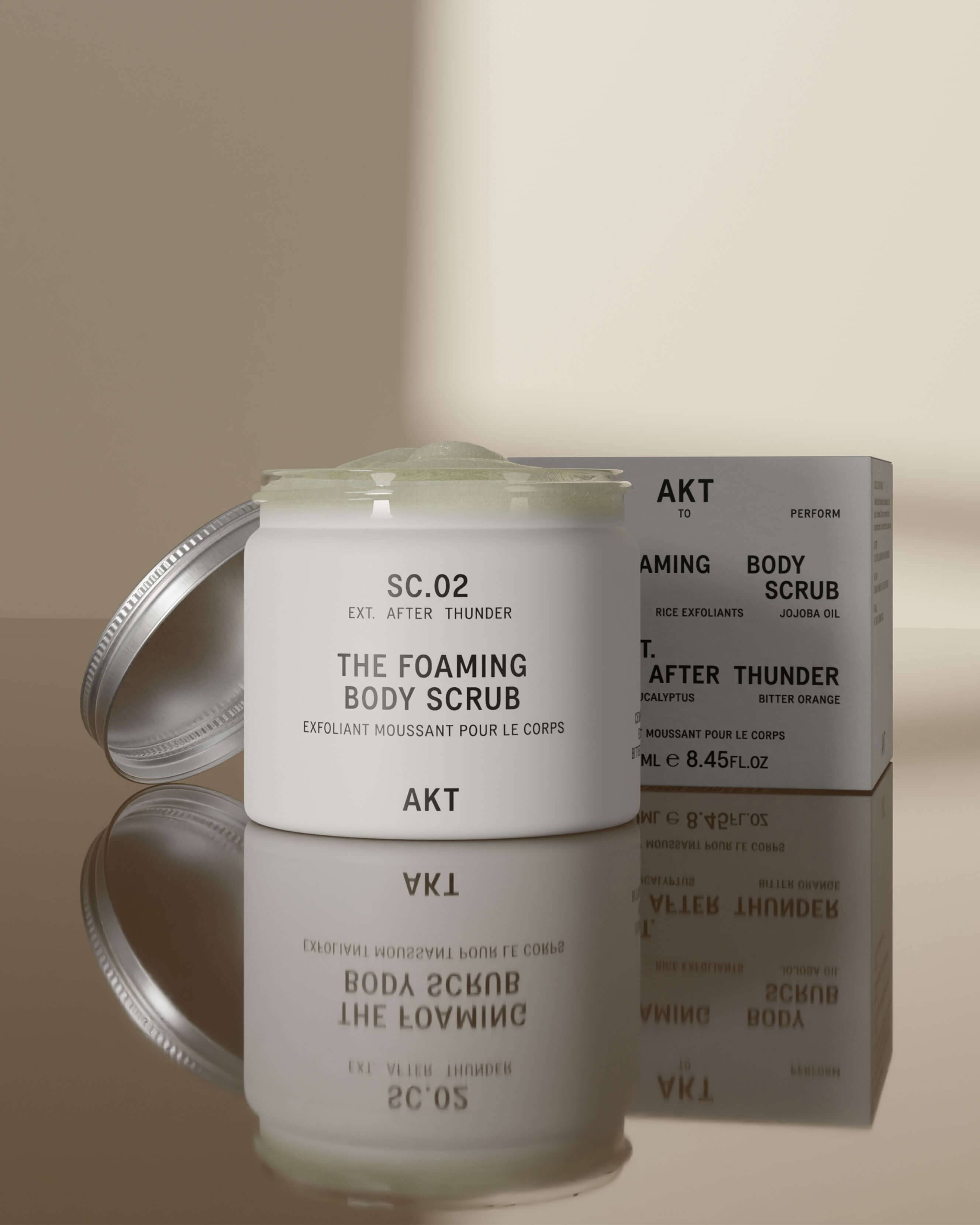 Exfoliating Foaming Body Scrub SC.02 After Thunder - Deep Cleansing & Skin Renewal for Smooth, Glowing Skin | Perfect for Post-Workout, Spa Day & Self-Care Routine