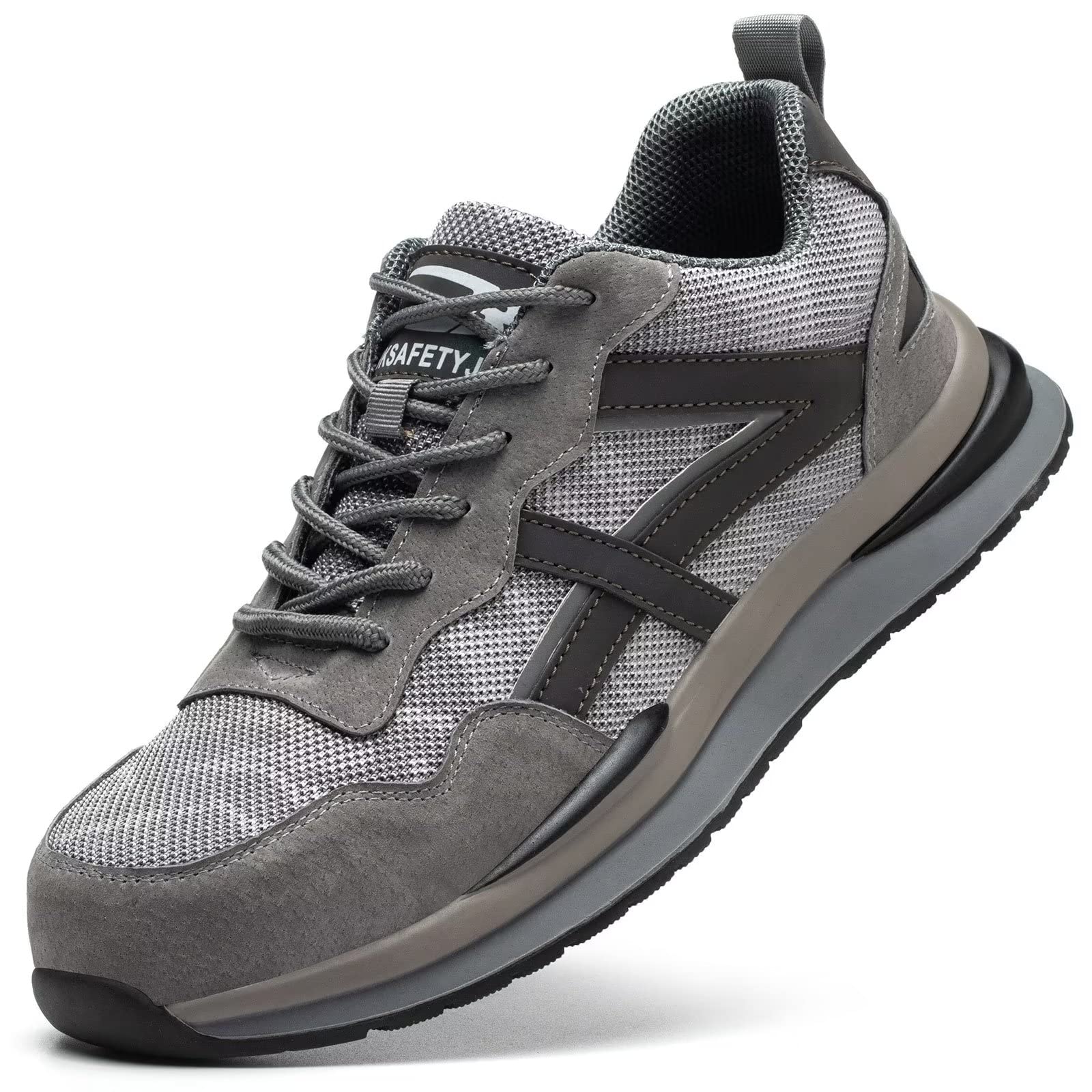 Steel Toe Work Shoes for Men & Women - Lightweight Safety Sneakers for Construction & Industrial Work