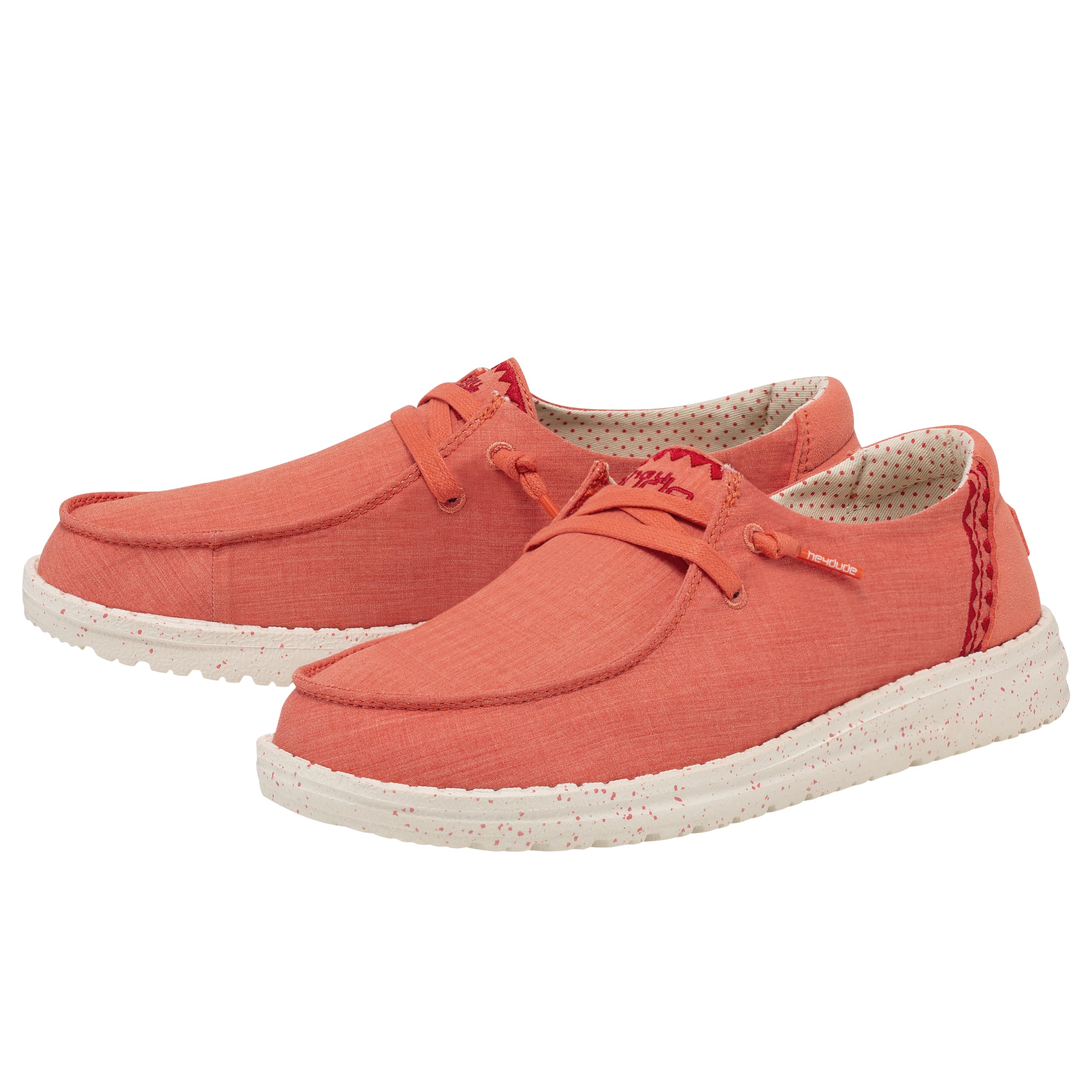 Hey Dude Women's Wendy Woven Loafers - Comfortable Slip-On Casual Shoes for Women | Lightweight & Breathable Design | Perfect for Walking, Travel & Everyday Wear