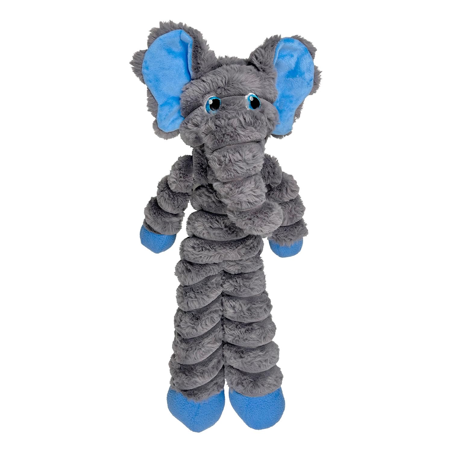 KONG Shakers Crumples Jumbo Floppy Plush Dog Toy - Elephant Design for Large Dogs, Interactive Chew Toy with Crinkle Sound for Playtime & Training | Perfect for Indoor & Outdoor Fun
