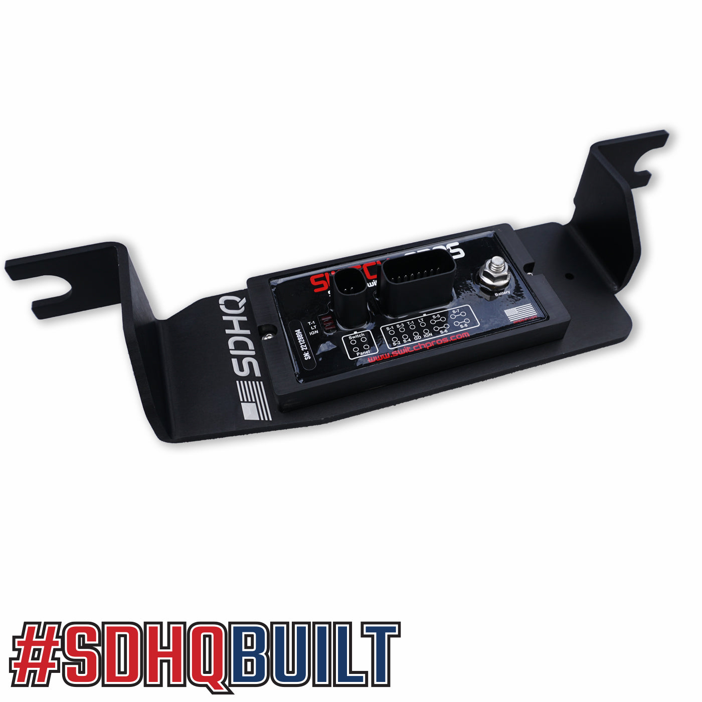 2021-2024 Ford Bronco SDHQ Built Switch Pros Power Module Mount - Heavy Duty Off-Road Accessory for Adventure & Overlanding