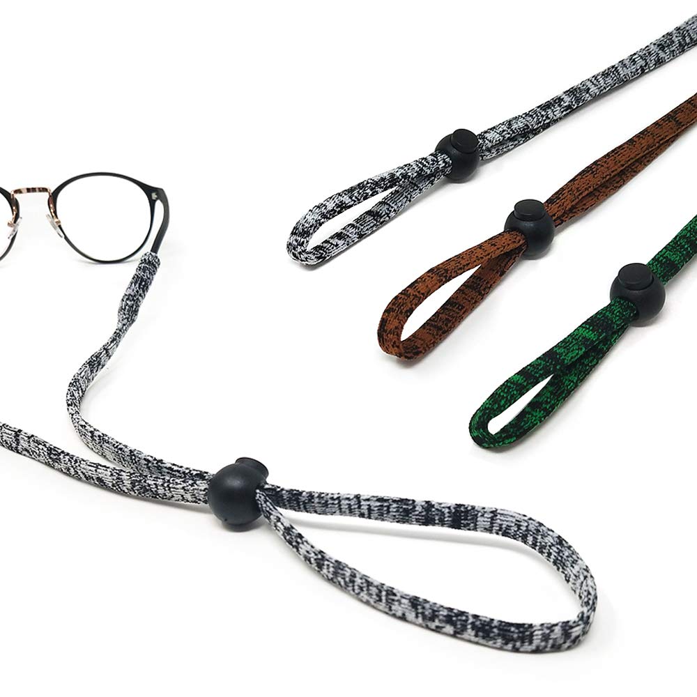 LUFF Anti-Slip Glasses Chain - Adjustable Sports Eyewear Strap with Soft Skin-Friendly Nylon | Secure Fit for Running, Cycling & Outdoor Activities | Glasses Retainer for Active Lifestyles