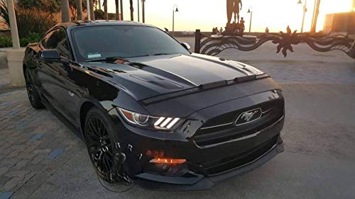 2015-2017 Ford Mustang GT Car Hood Mask Bonnet Bra - Custom Fit Protective Cover for Mustang GT (2015 2016 2017 Models) - Perfect for Road Trips, Car Shows & Daily Protection