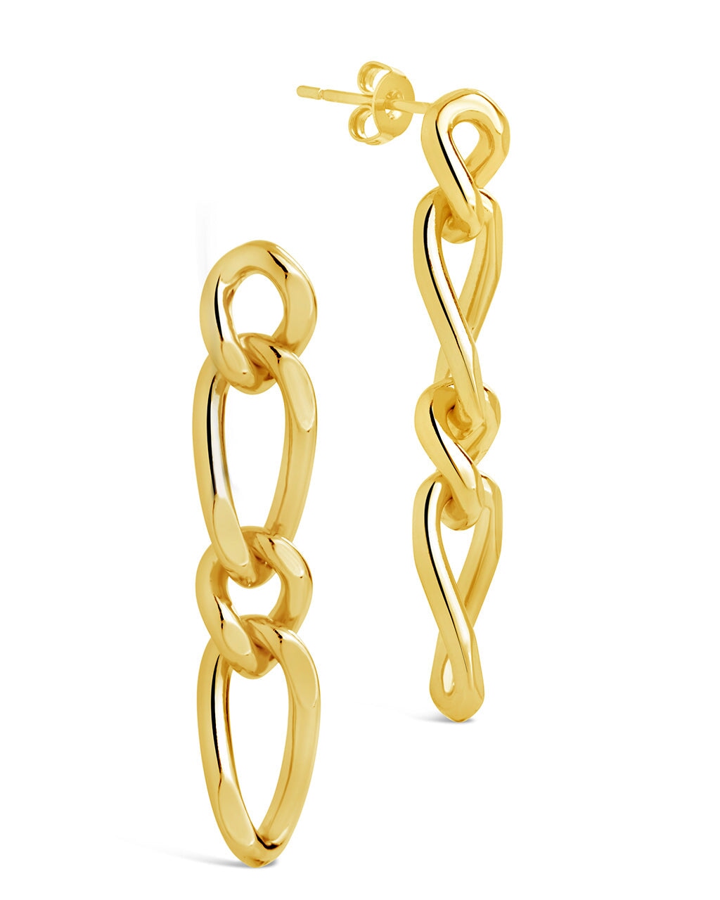 Jacqueline Chain Drop Stud Earrings for Women - Elegant Dangle Earrings for Party, Wedding & Everyday Wear