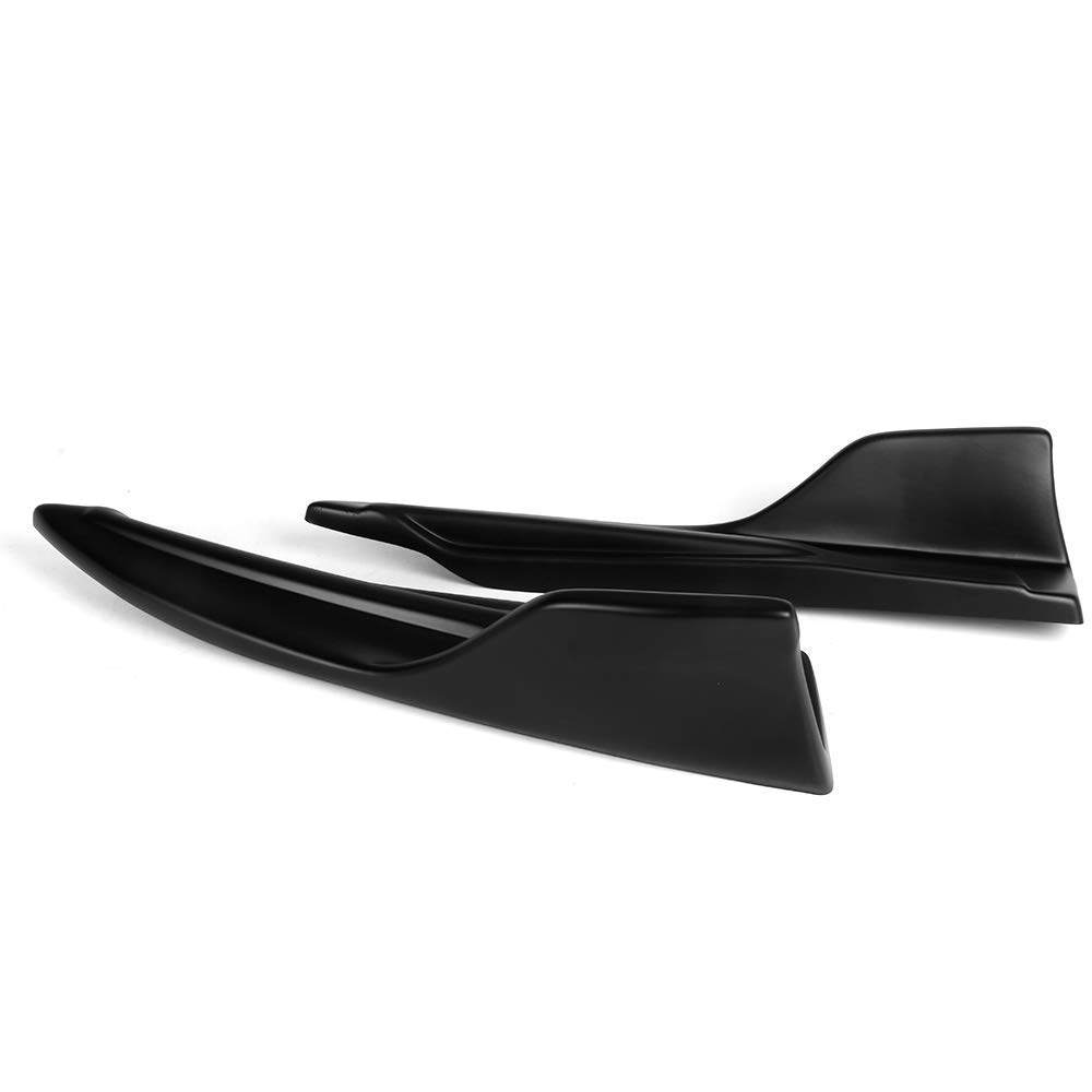 IKON MOTORSPORTS Rear Diffuser & Front Splitter Lip Kit for 2014-2016 Lexus IS F Sport - Unpainted PP Spoiler Valance & Chin Lip | Aggressive Styling Upgrade for Street Racing & Car Shows