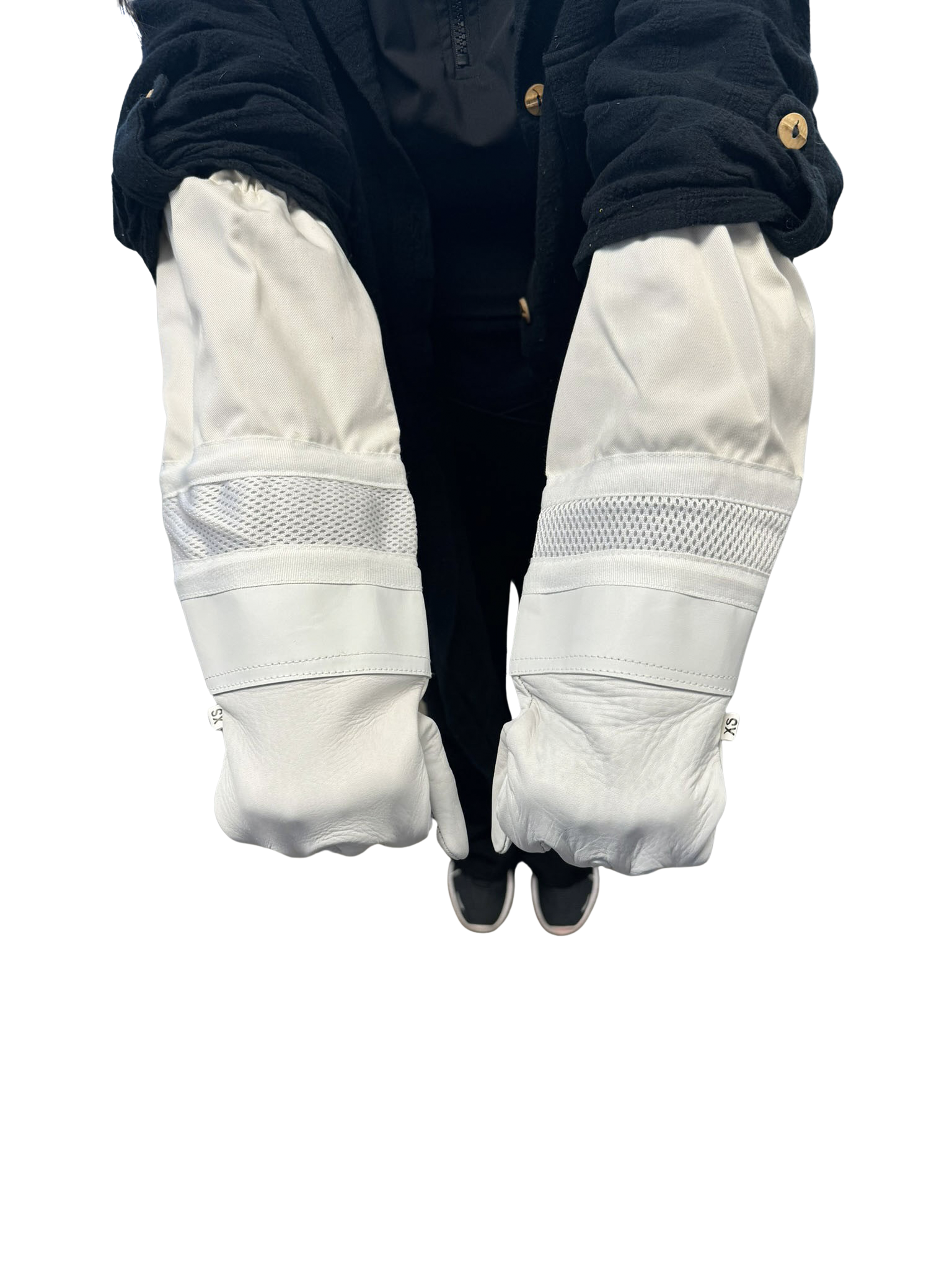 Premium Beekeeping Gloves - 100% Genuine Goatskin Leather, Durable & Comfortable for Beekeepers - Ideal for Honey Harvesting, Hive Inspections & Beekeeping Safety