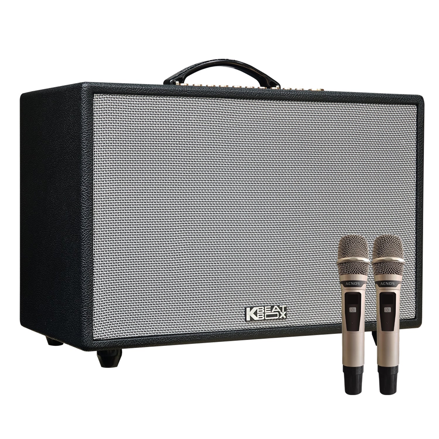 Acnos Soncamedia Kbeatbox Hi NET3600 Karaoke Powered Speaker System - Portable Bluetooth Speaker with Mic for Home Parties, Outdoor Gatherings & Professional Performances
