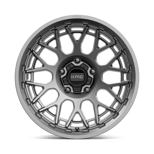 KMC KM722 17x8.5 6x5.5 Anthracite Wheels - 00mm Offset | Premium Aftermarket Rims for Trucks, Jeeps & Off-Road Vehicles | Durable Alloy Wheels for Adventure & Daily Driving