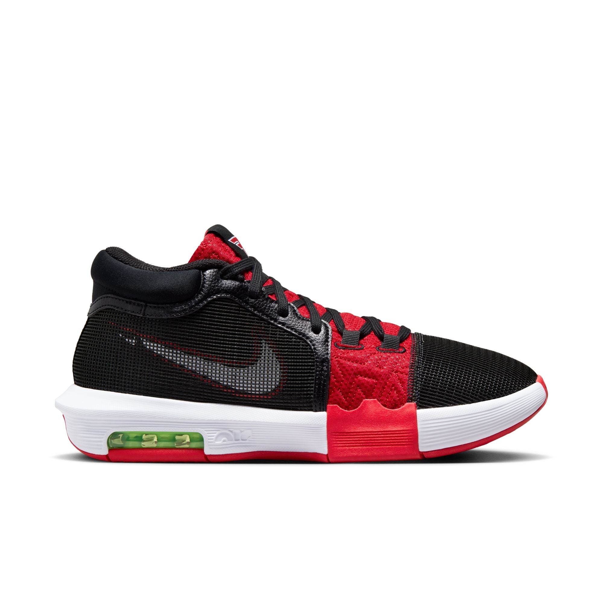 Black/White-University Red-Lime Blast
