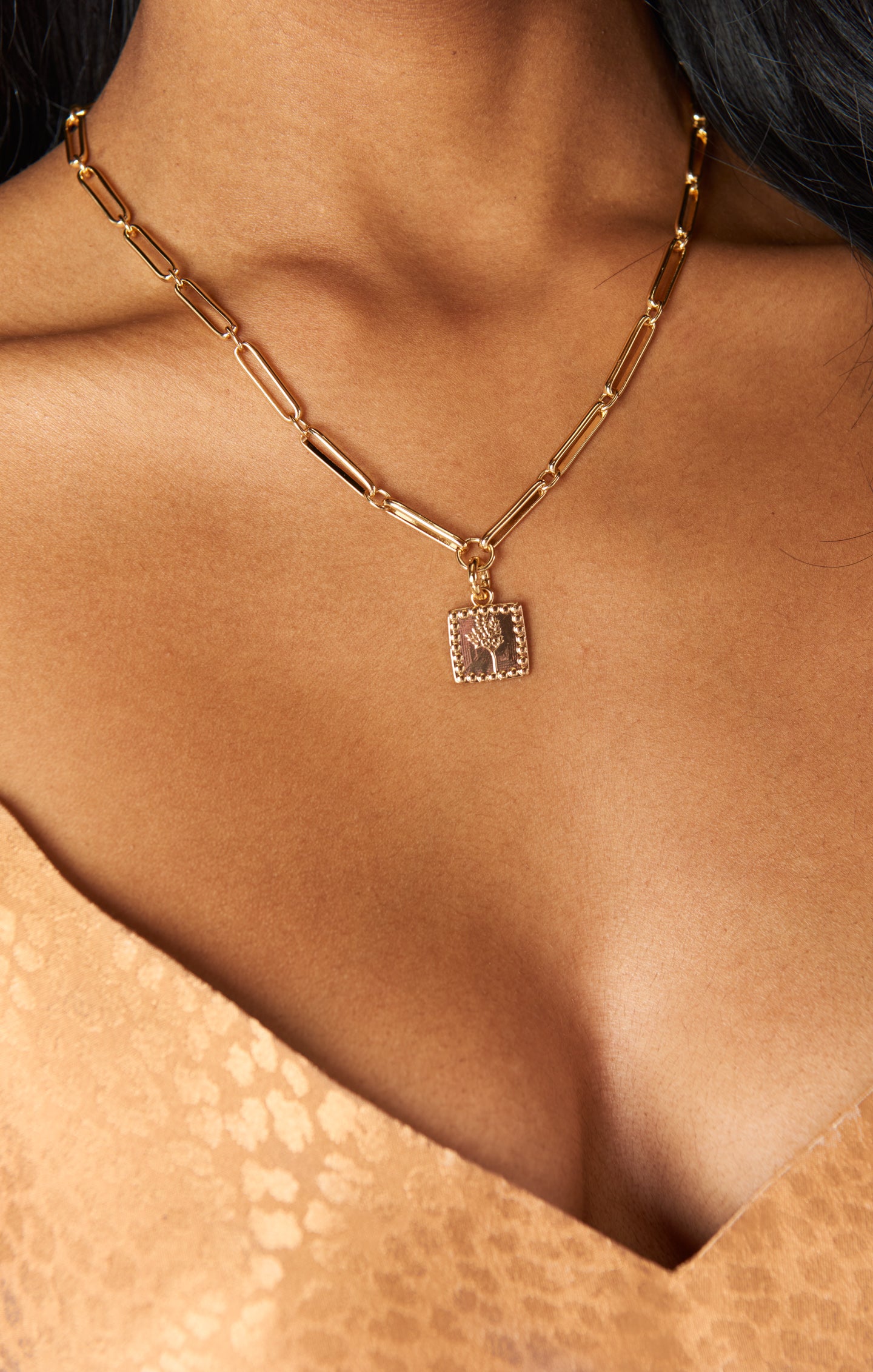 LUV AJ x SIVAN AYLA Roma Gold Necklace for Women - Elegant Layering Jewelry for Everyday Wear & Special Occasions